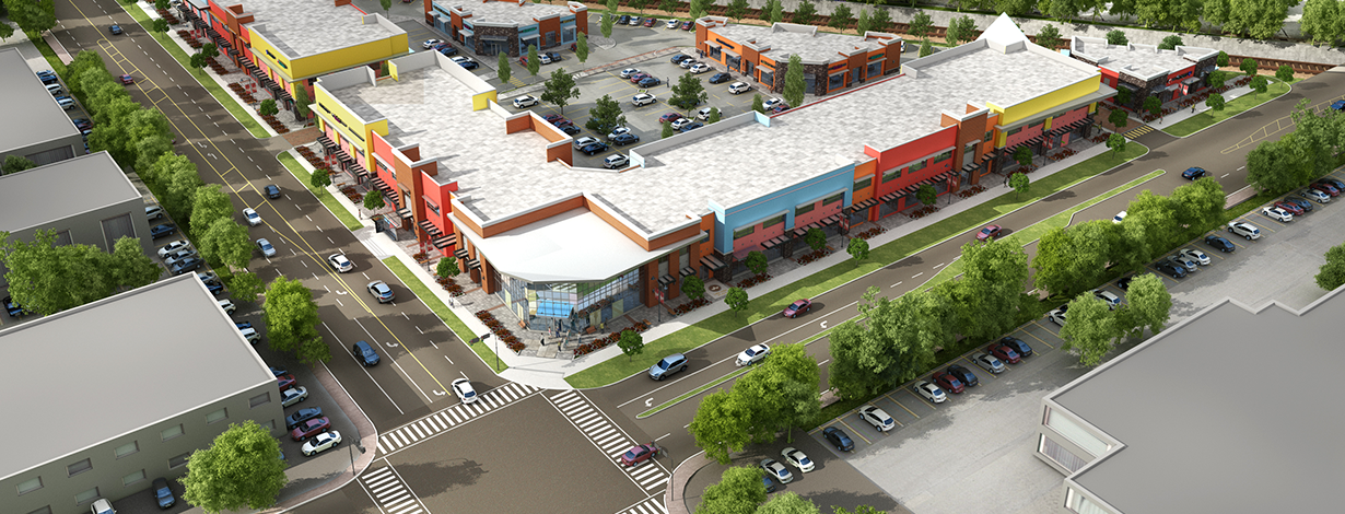 Little India Plaza Aerial View